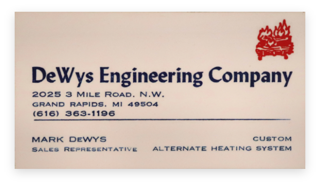 DeWys Engineering Business Card